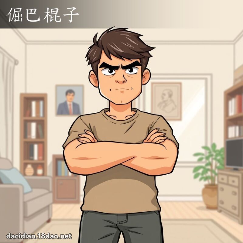 倔巴棍子 - 國語大辭典配圖