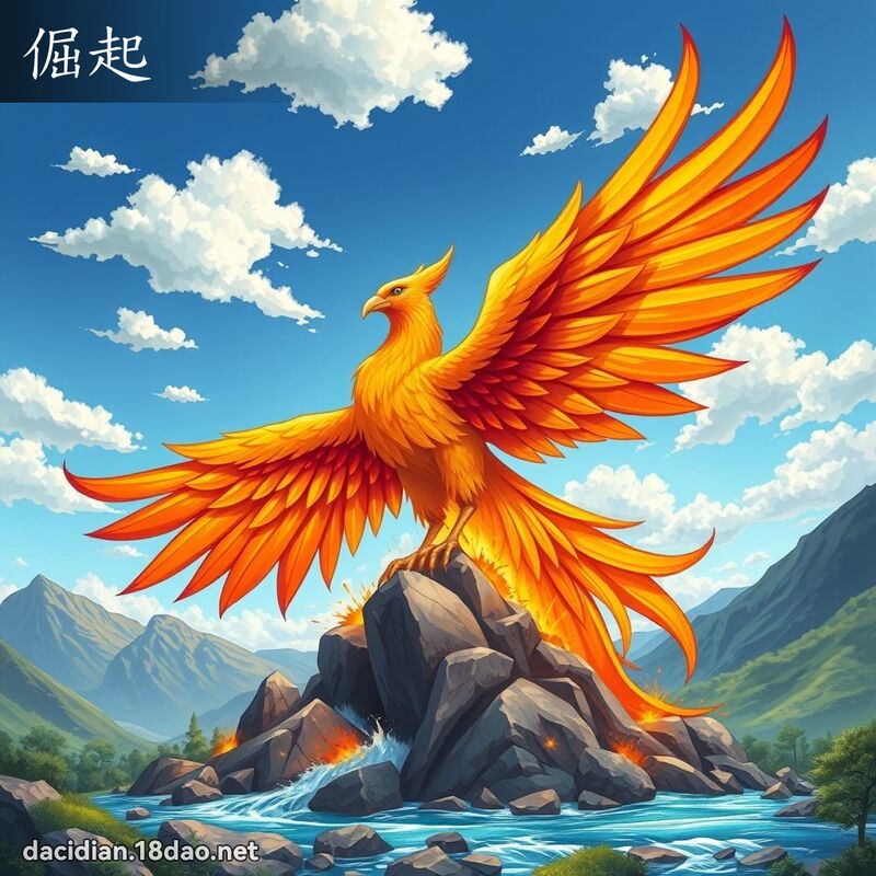 倔起 - 国语大辞典配图