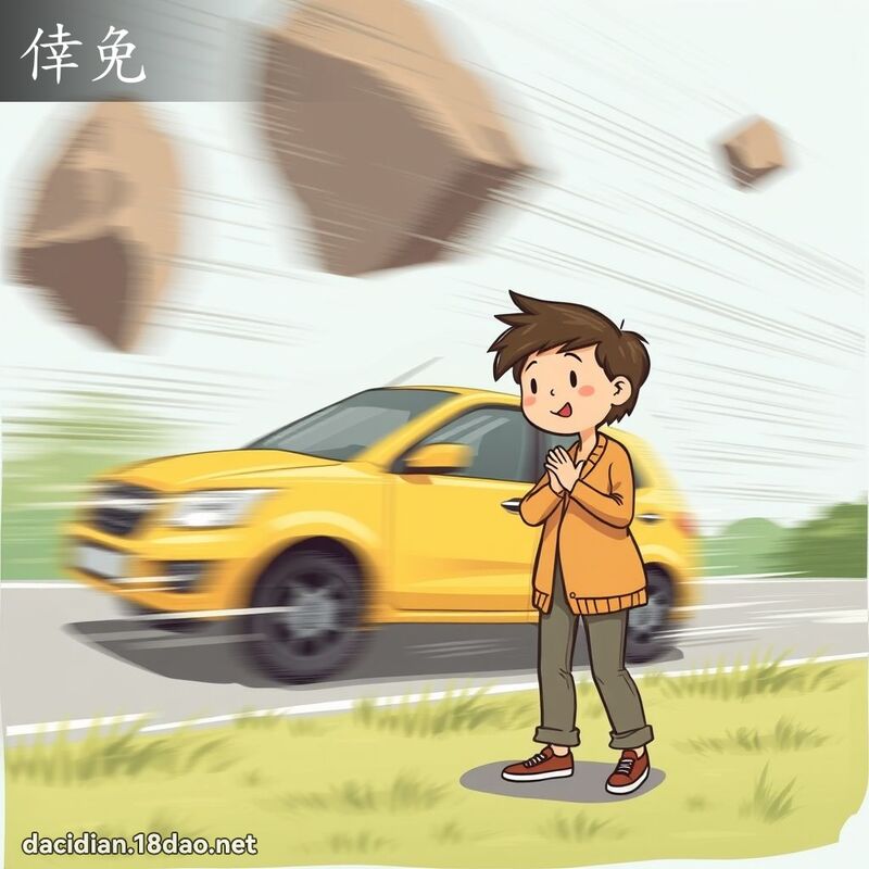 倖免 - 國語大辭典配圖