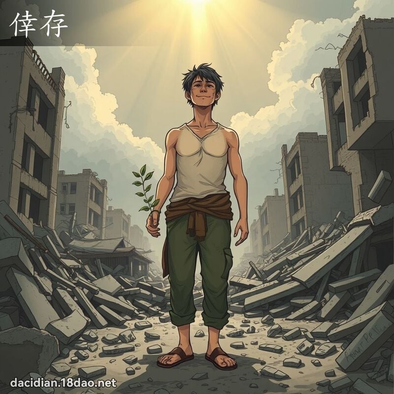 倖存 - 國語大辭典配圖