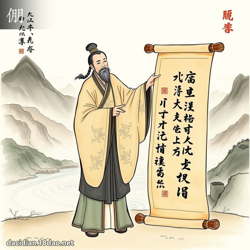 倗 - 國語大辭典配圖