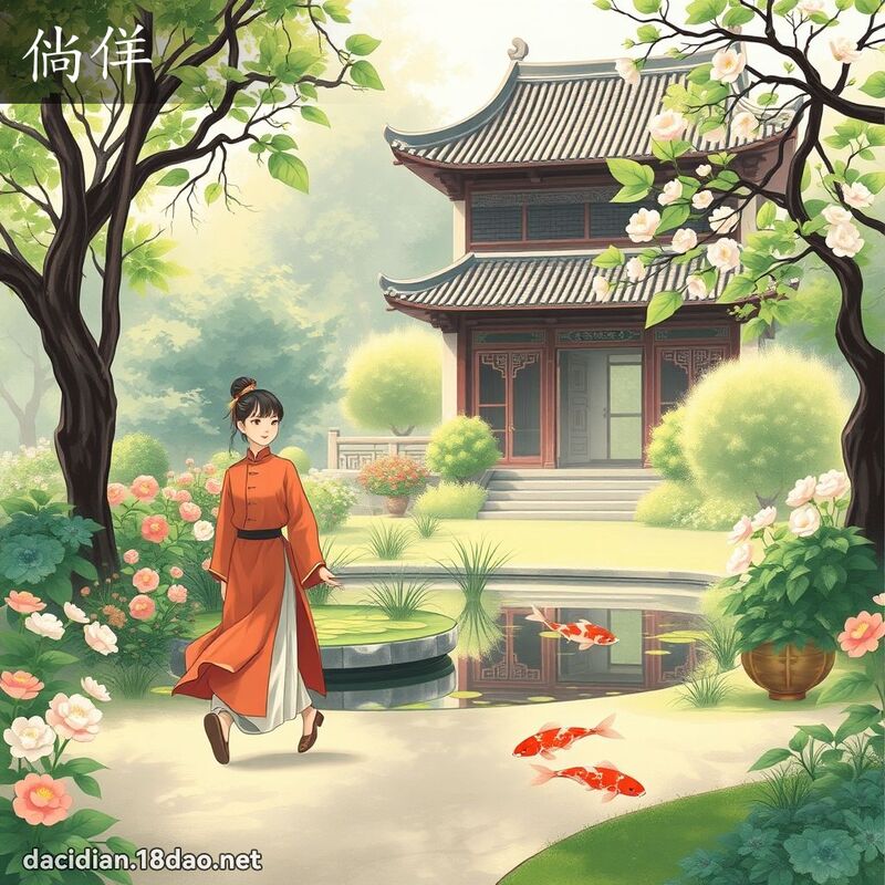 倘佯 - 國語大辭典配圖