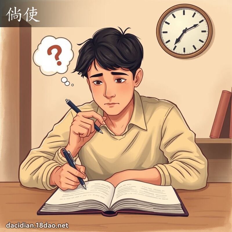 倘使 - 国语大辞典配图