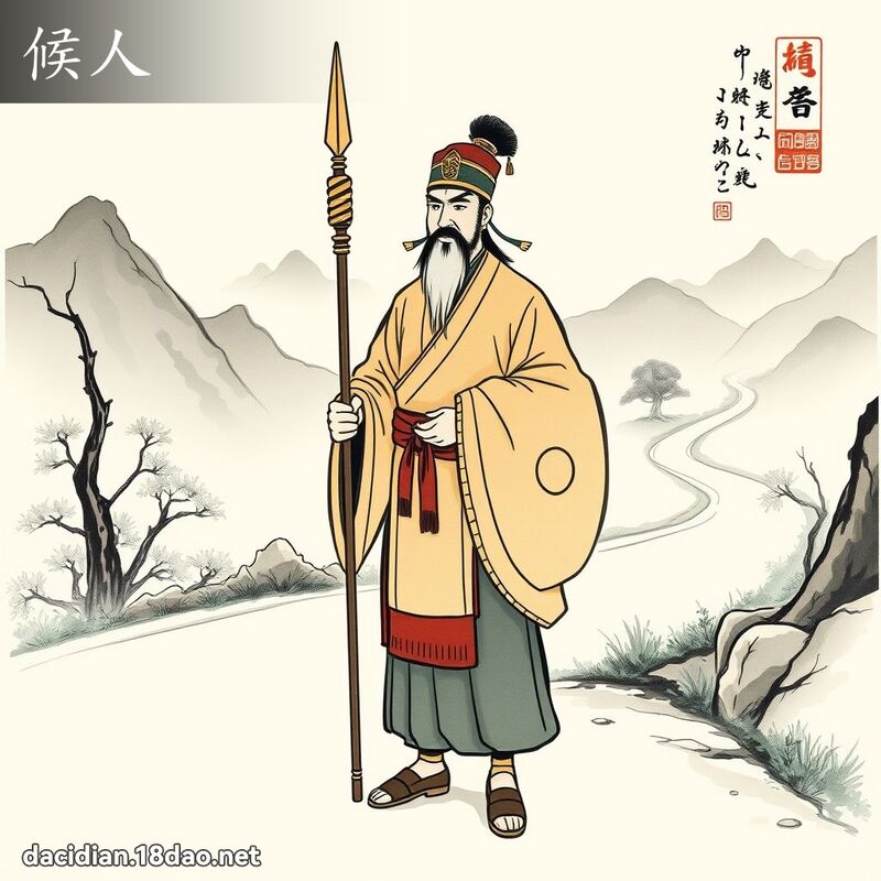候人 - 國語大辭典配圖