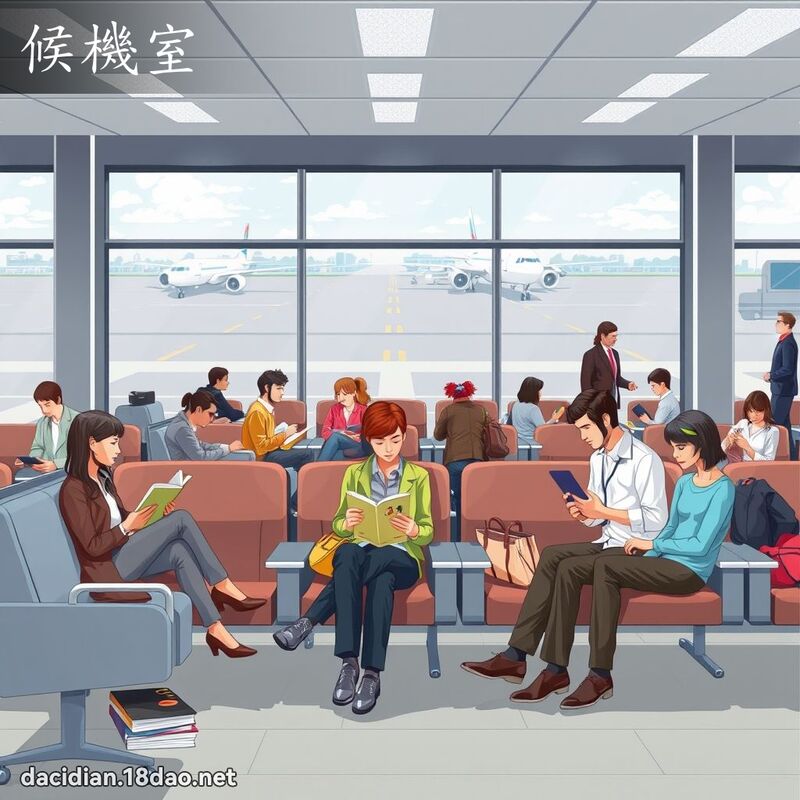 候机室 - 国语大辞典配图