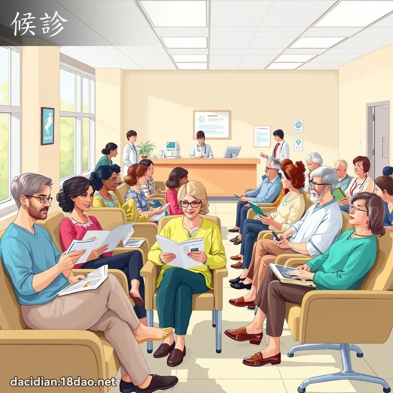 候診 - 國語大辭典配圖