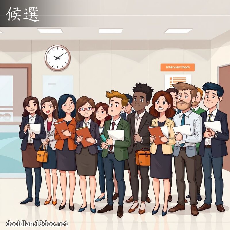 候选 - 国语大辞典配图
