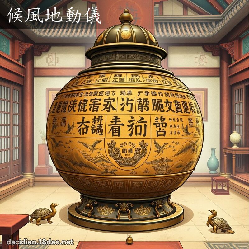 候風地動儀 - 國語大辭典配圖