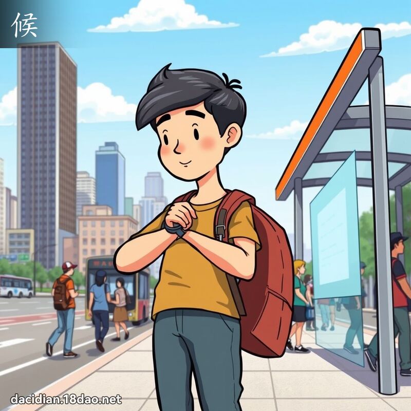 候 - 國語大辭典配圖