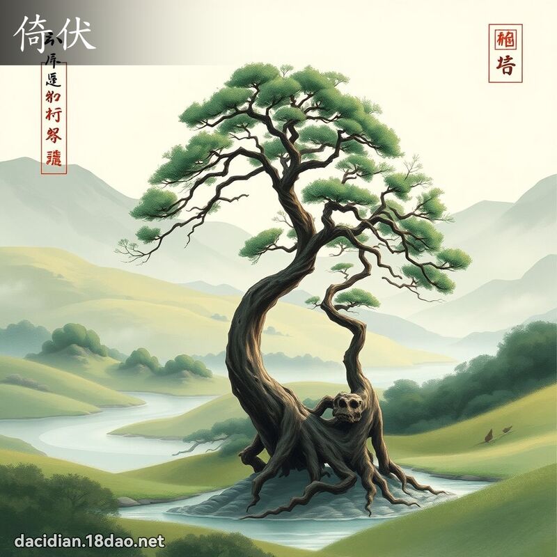 倚伏 - 国语大辞典配图