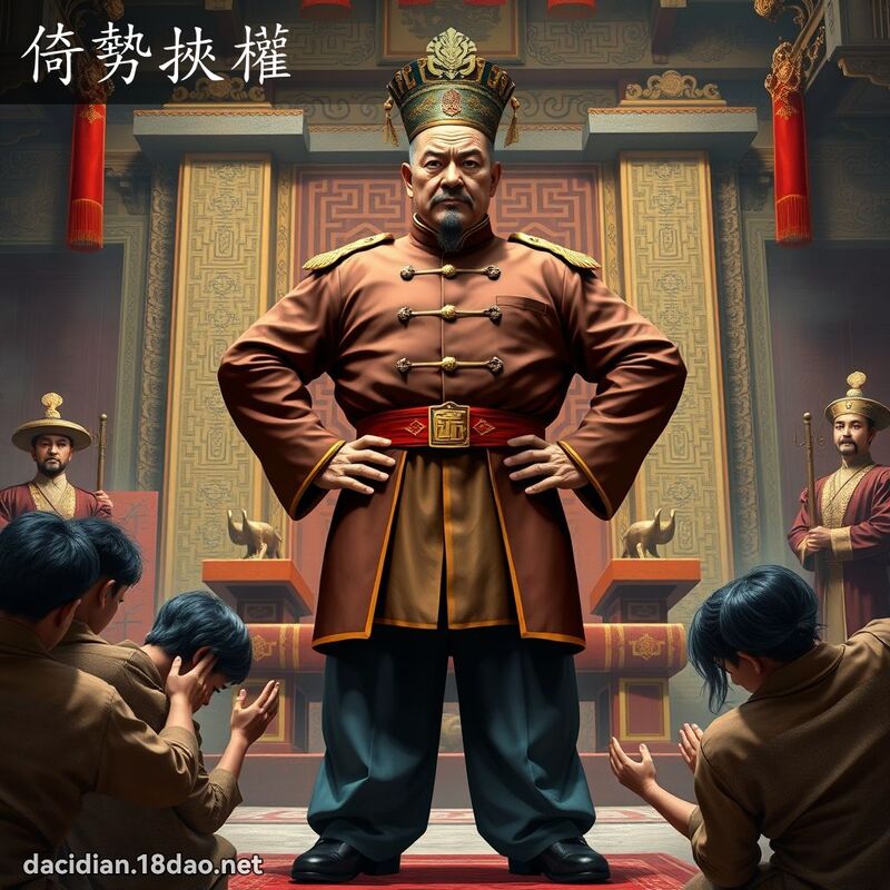 倚势挟权 - 国语大辞典配图