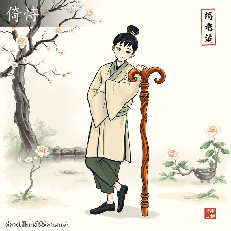 倚恃 - 国语大辞典配图