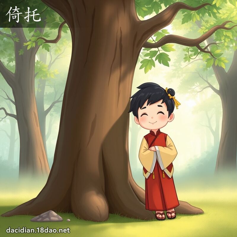 倚托 - 国语大辞典配图