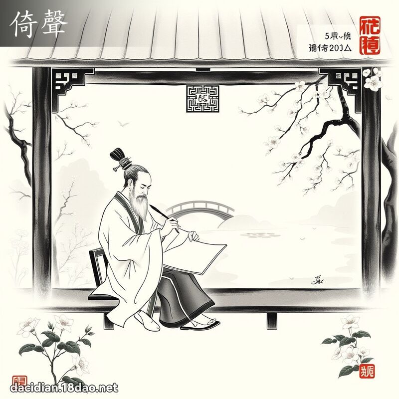 倚聲 - 國語大辭典配圖