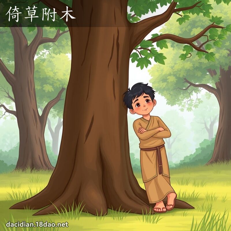 倚草附木 - 國語大辭典配圖