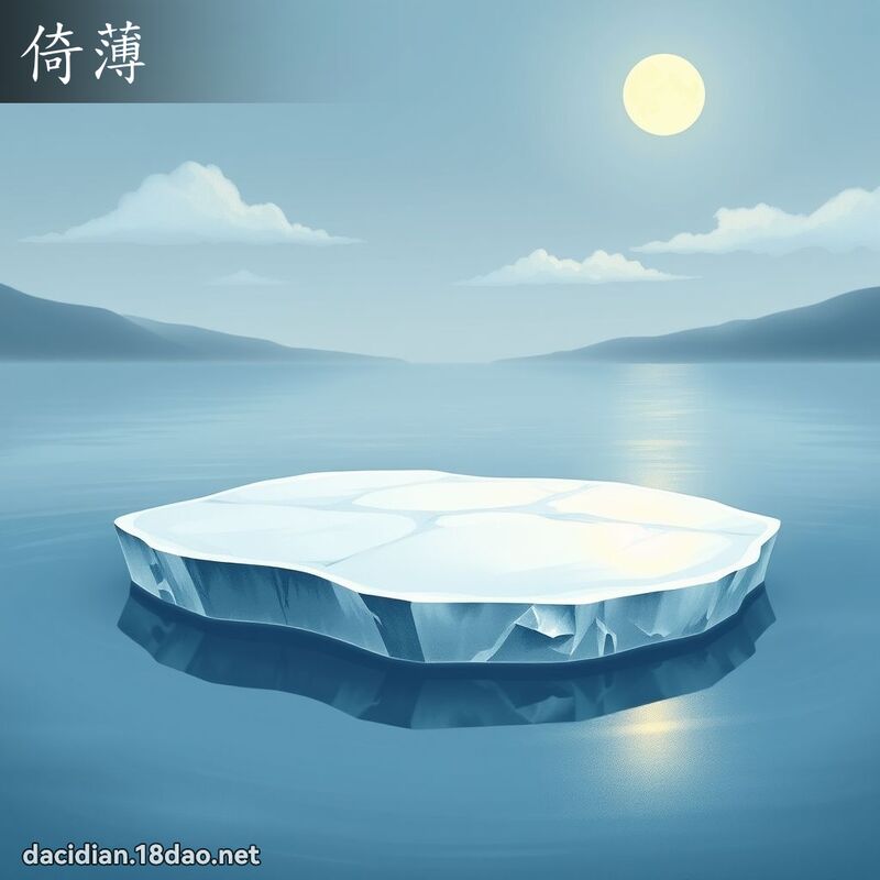 倚薄 - 国语大辞典配图