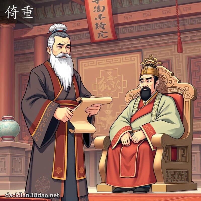 倚重 - 国语大辞典配图
