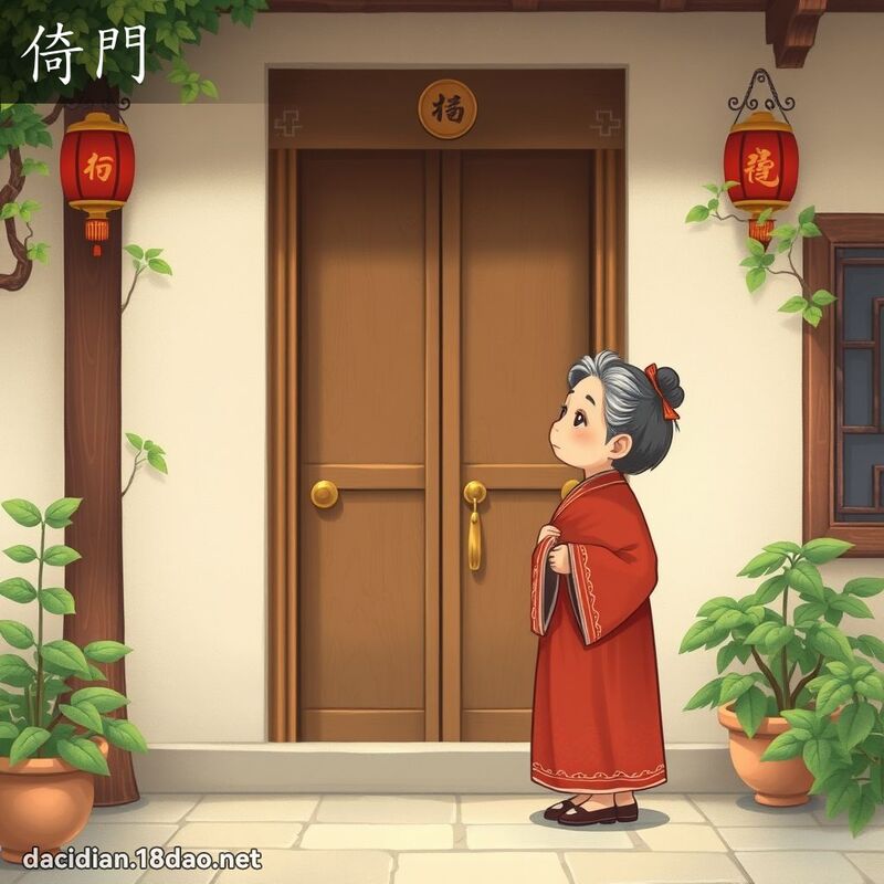 倚門 - 國語大辭典配圖