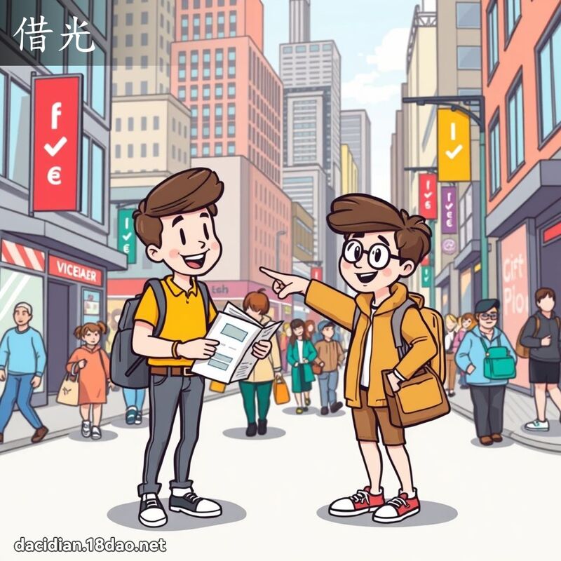 借光 - 国语大辞典配图