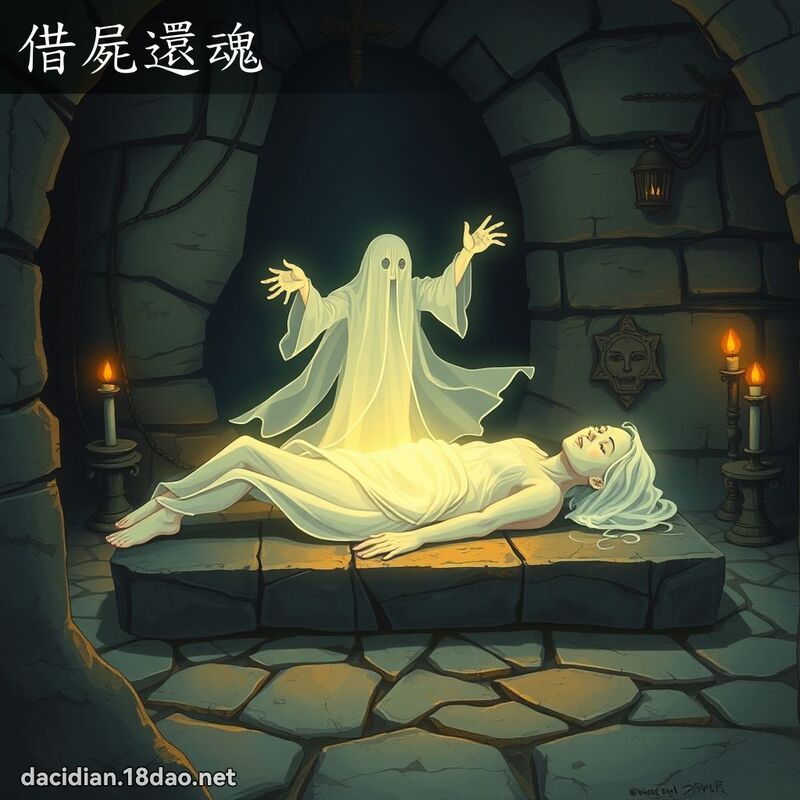 借尸还魂 - 国语大辞典配图