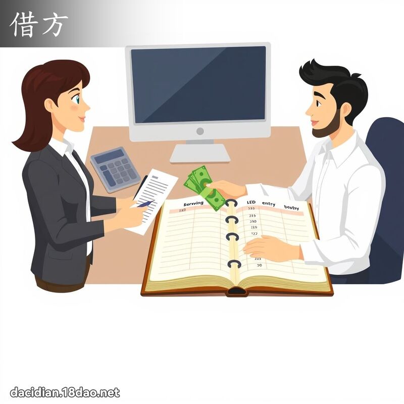 借方 - 国语大辞典配图