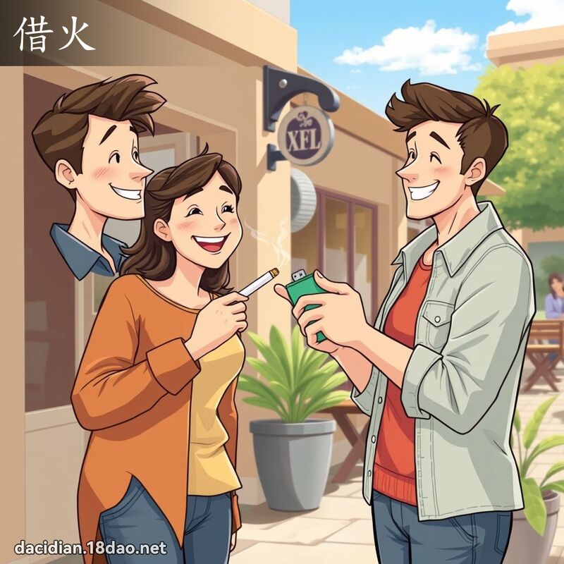 借火 - 国语大辞典配图