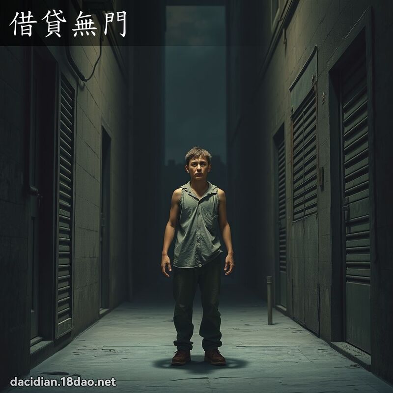 借貸無門 - 國語大辭典配圖