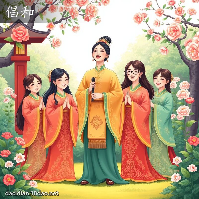 倡和 - 国语大辞典配图