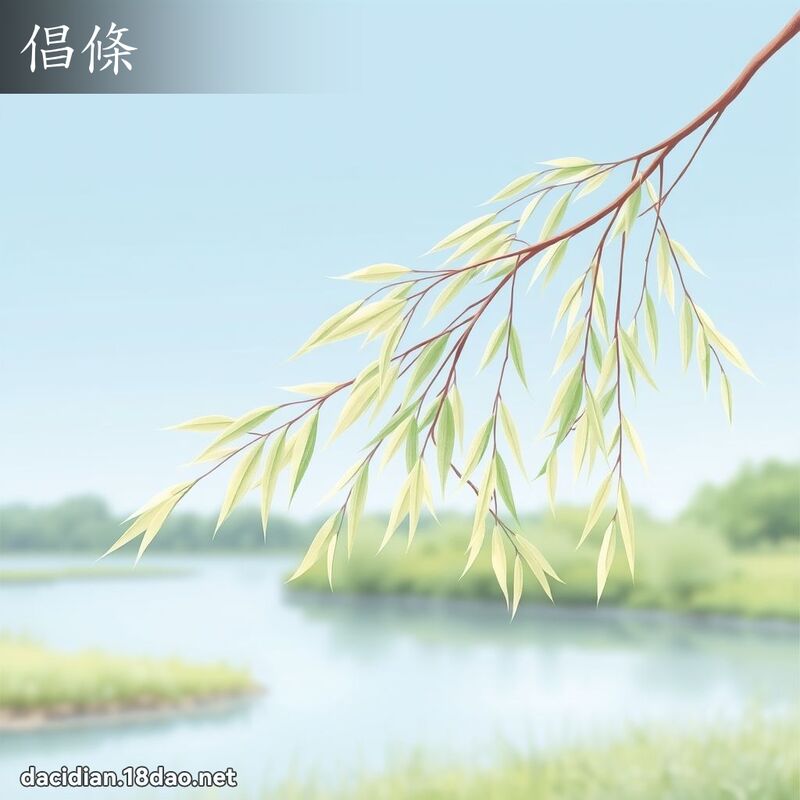 倡條 - 國語大辭典配圖