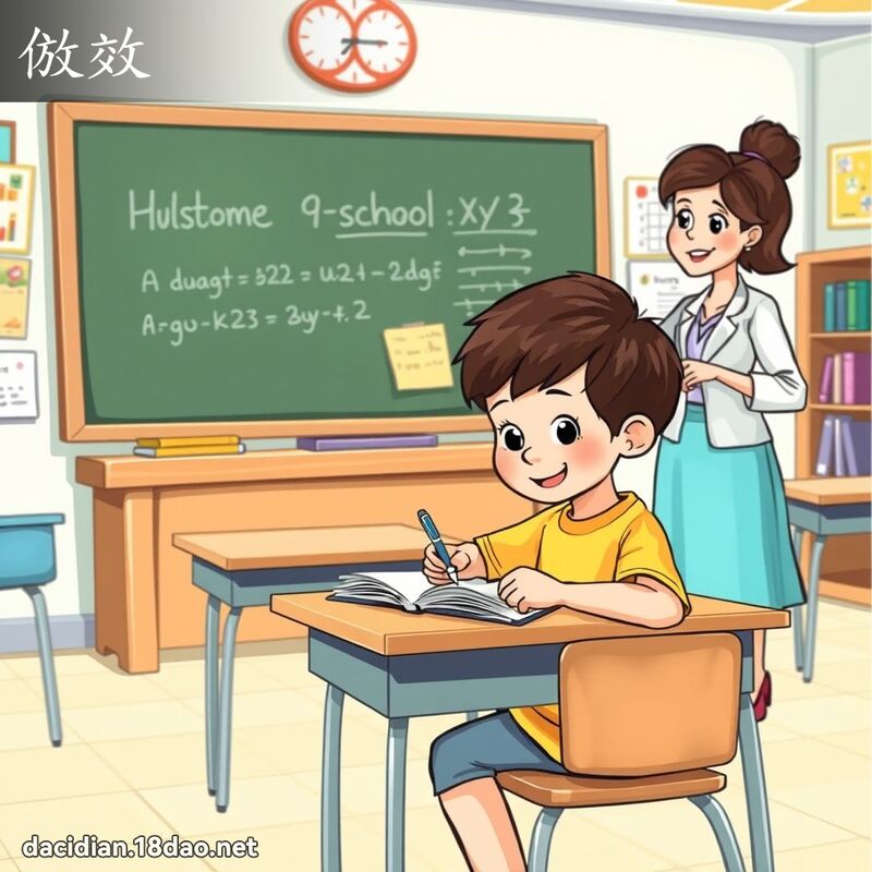 倣效 - 國語大辭典配圖