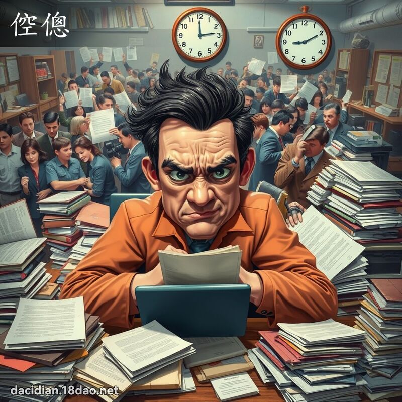 倥傯 - 國語大辭典配圖