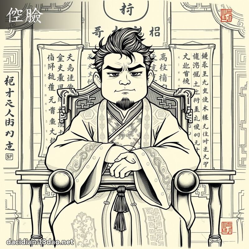 倥臉 - 國語大辭典配圖