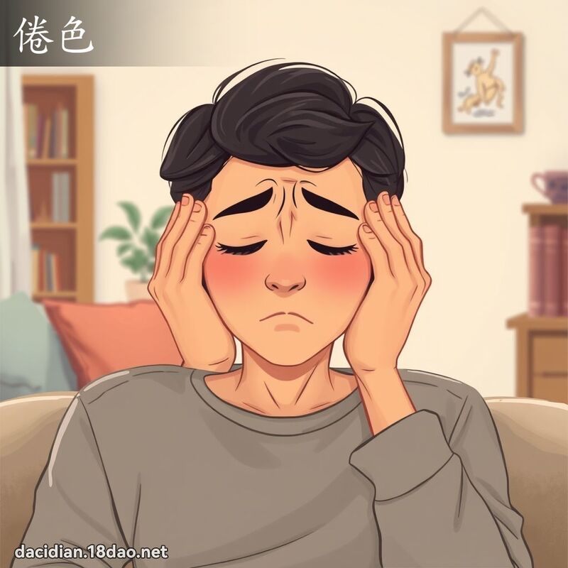 倦色 - 國語大辭典配圖