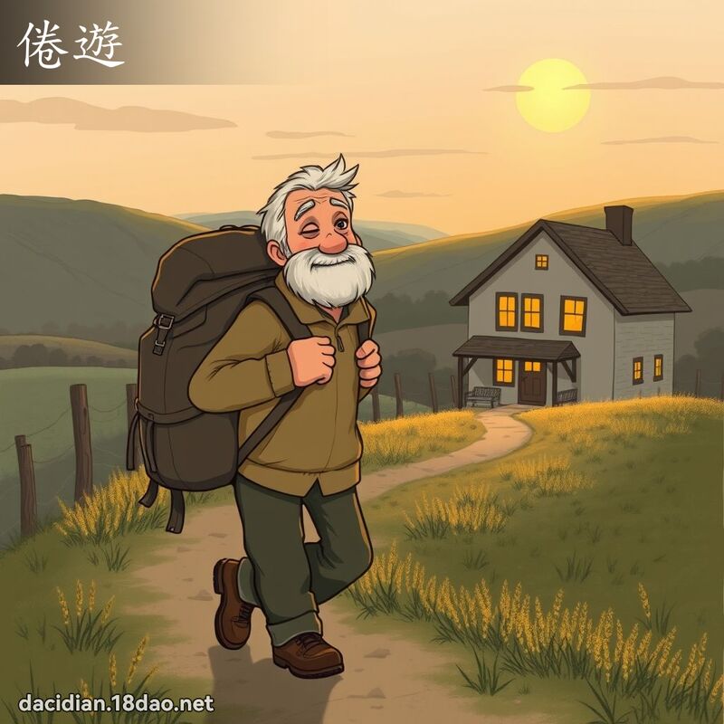 倦遊 - 國語大辭典配圖