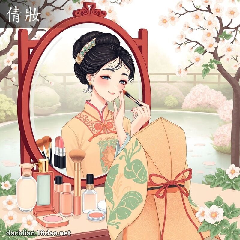 倩妝 - 國語大辭典配圖
