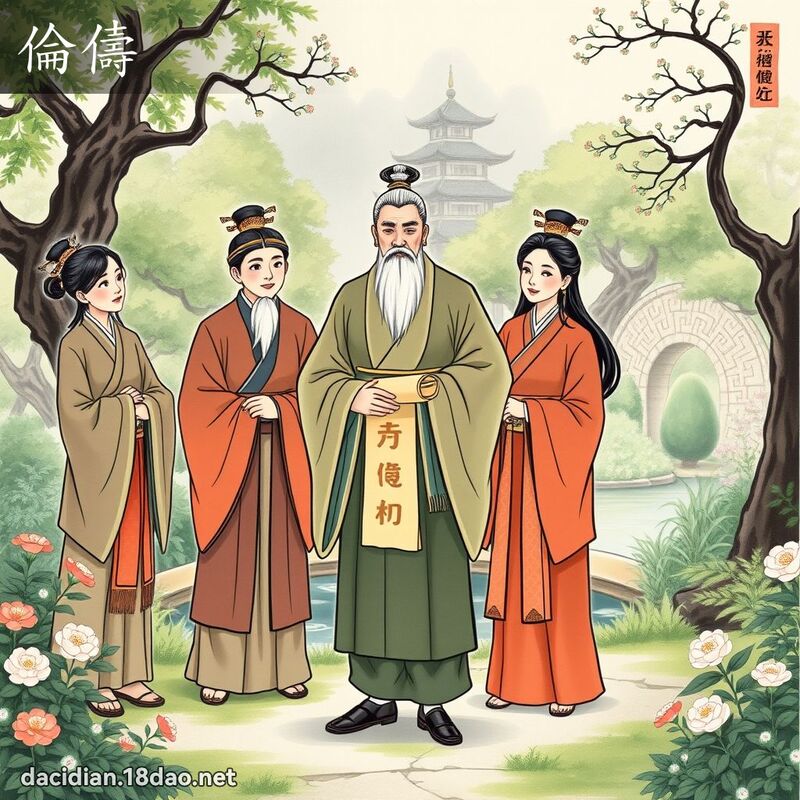 倫儔 - 國語大辭典配圖