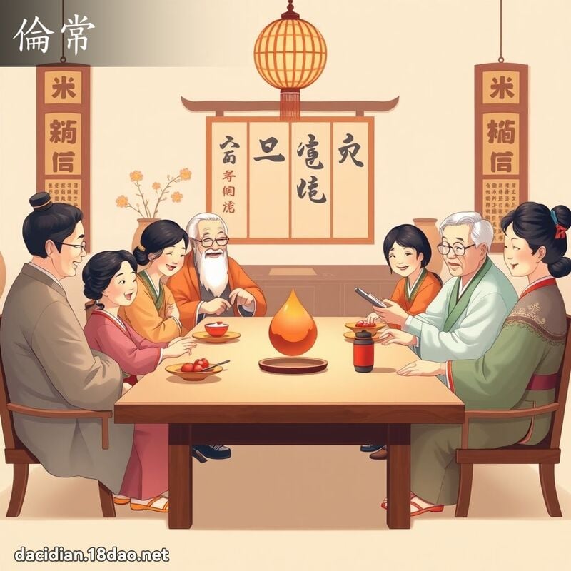 伦常 - 国语大辞典配图