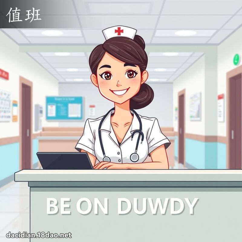 值班 - 國語大辭典配圖