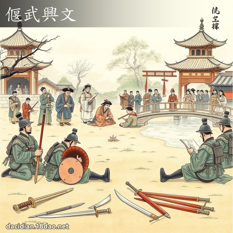 偃武兴文 - 国语大辞典配图