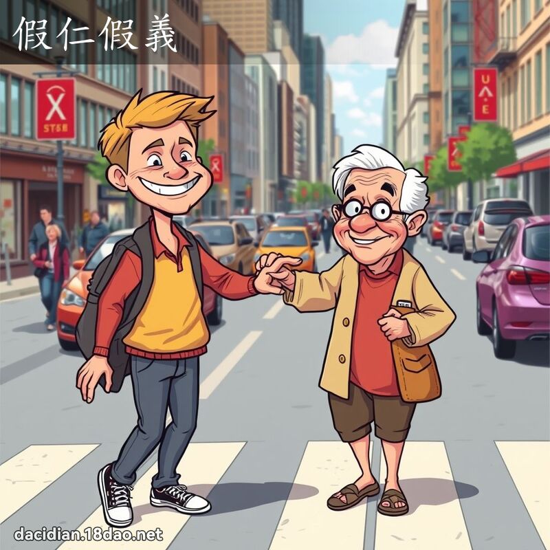 假仁假义 - 国语大辞典配图
