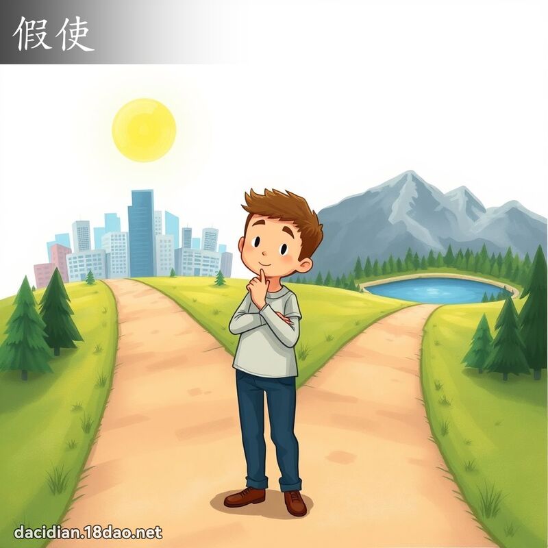 假使 - 國語大辭典配圖