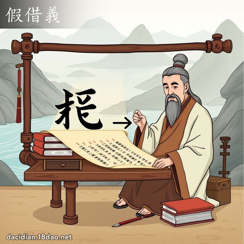 假借義 - 國語大辭典配圖