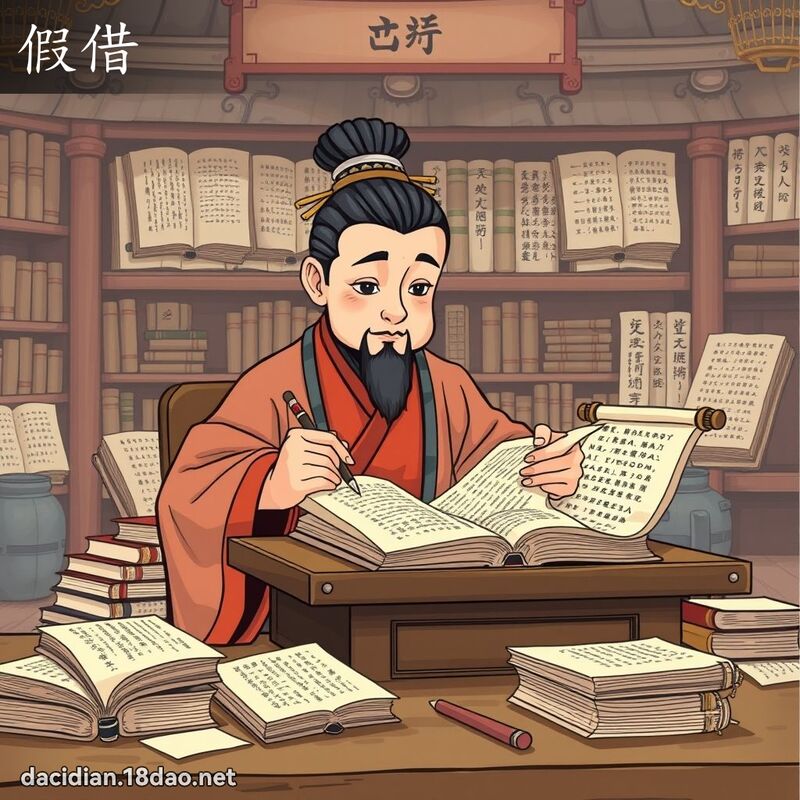 假借 - 国语大辞典配图
