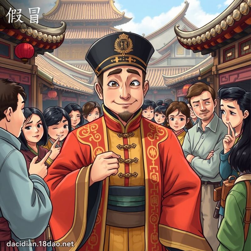 假冒 - 国语大辞典配图