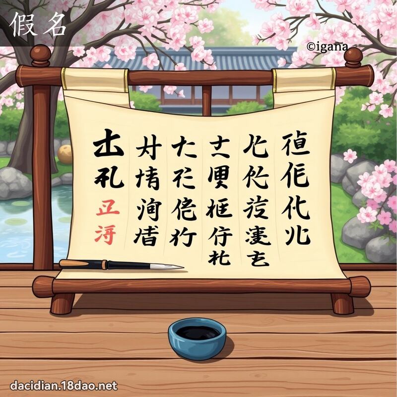 假名 - 國語大辭典配圖