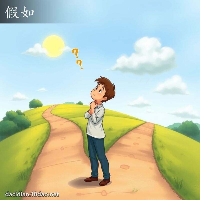 假如 - 国语大辞典配图