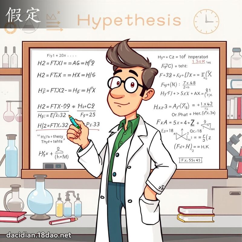 假定 - 國語大辭典配圖