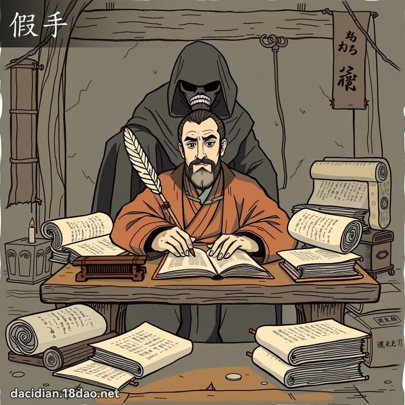 假手 - 國語大辭典配圖