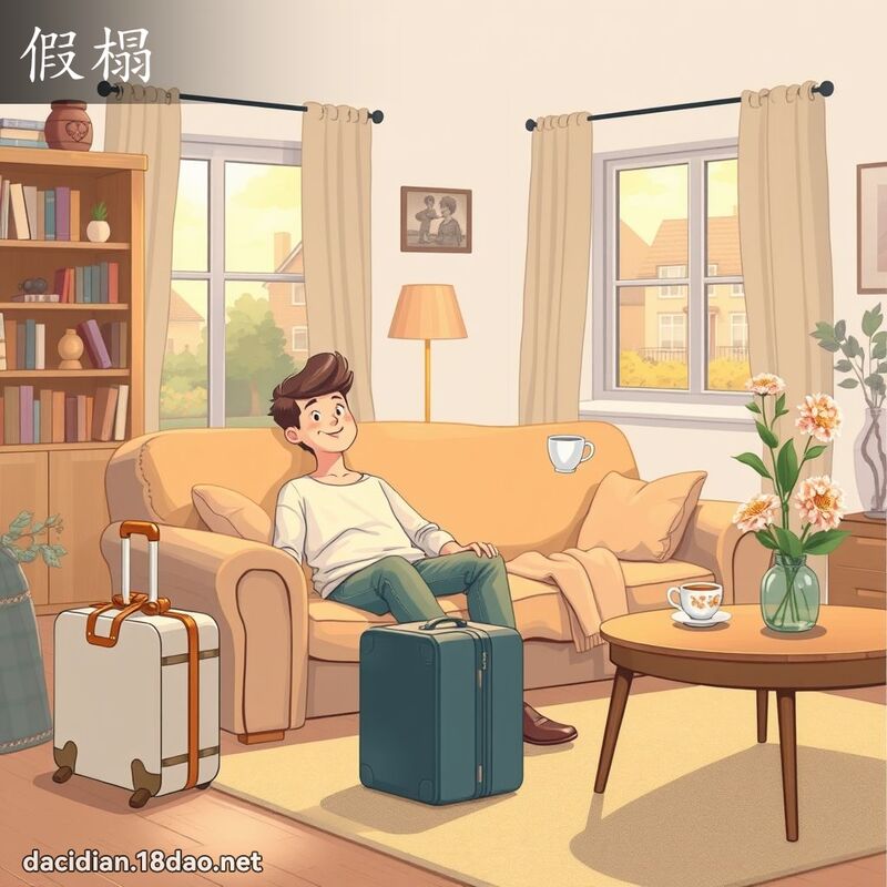 假榻 - 国语大辞典配图