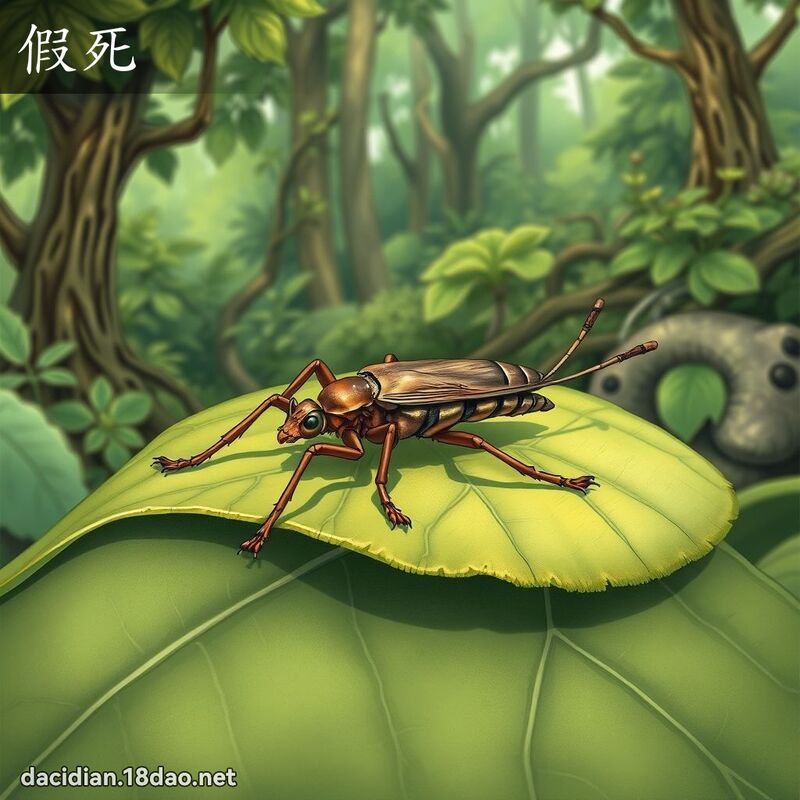 假死 - 國語大辭典配圖